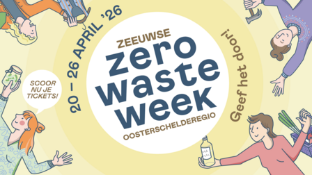 Poster van de Zeeuwse Zero Waste Week 2026